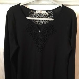 Black Long Sleeve Top